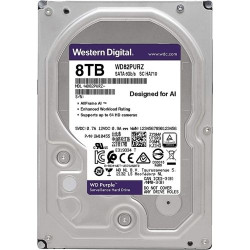 WESTERN DIGITAL PURPLE 8TB HARD DISK